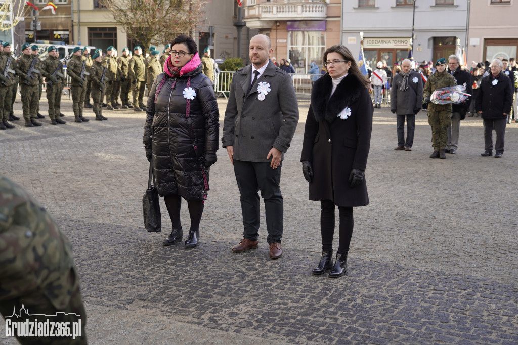 104. rocznica powrotu Grudziądza do Polski. Uroczystości na Rynku