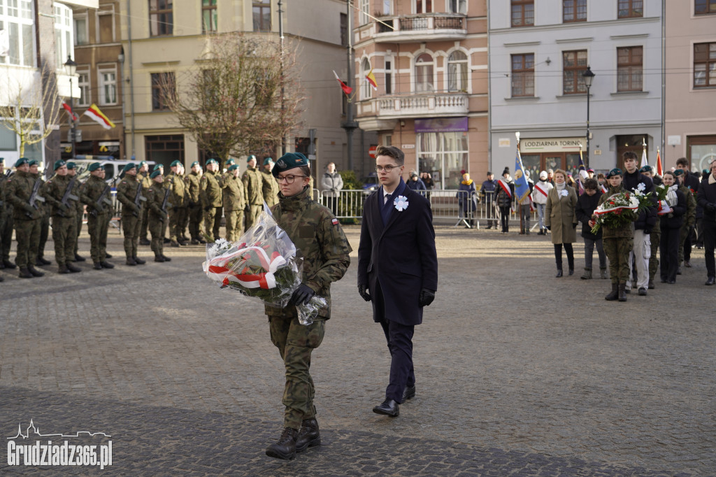 104. rocznica powrotu Grudziądza do Polski. Uroczystości na Rynku