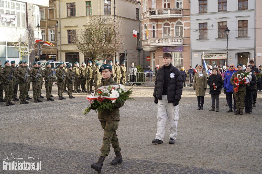 104. rocznica powrotu Grudziądza do Polski. Uroczystości na Rynku