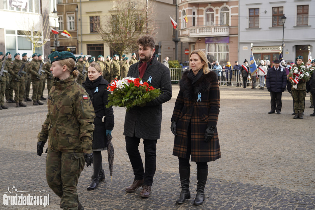 104. rocznica powrotu Grudziądza do Polski. Uroczystości na Rynku