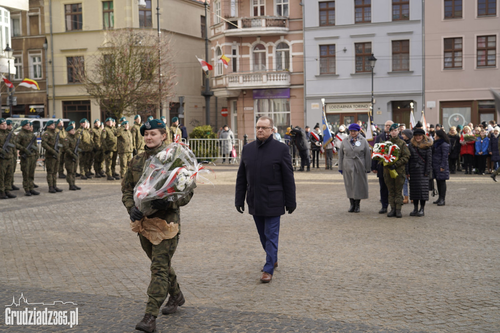 104. rocznica powrotu Grudziądza do Polski. Uroczystości na Rynku