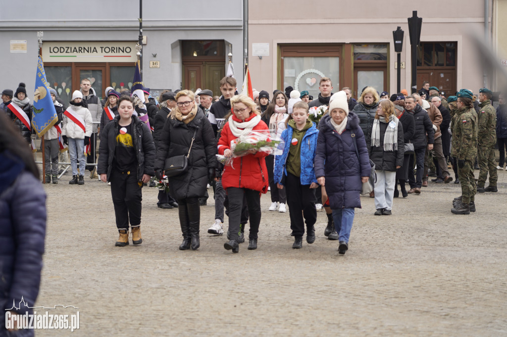 104. rocznica powrotu Grudziądza do Polski. Uroczystości na Rynku