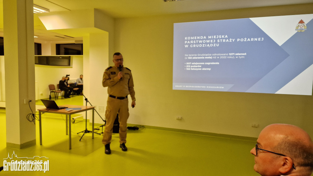 Spotkanie z prezydentem Grudziądza w sprawie bezpieczeństwa w mieście