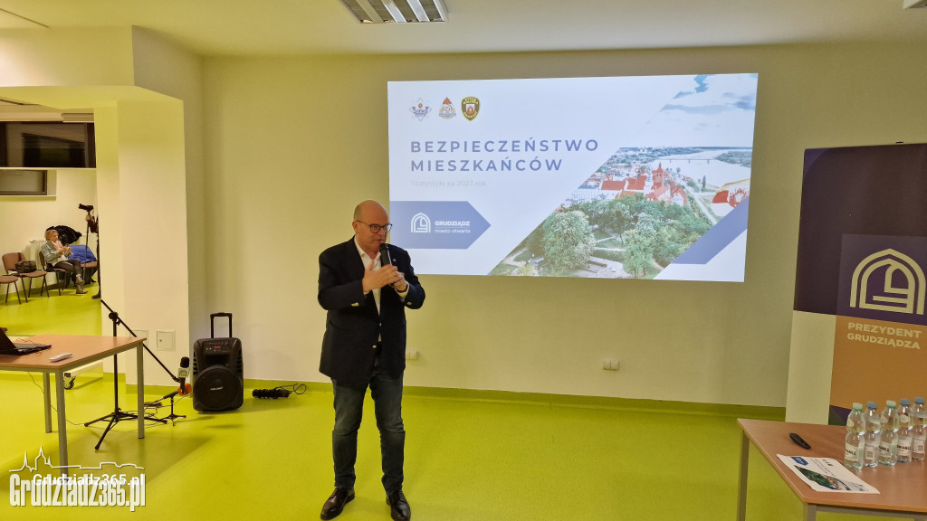 Spotkanie z prezydentem Grudziądza w sprawie bezpieczeństwa w mieście
