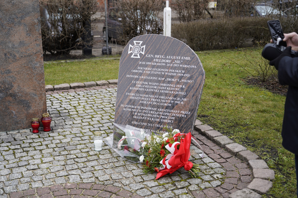 Grudziądz. 71. rocznica śmierci gen. bryg. Augusta Emila Fieldorfa ps. Nil