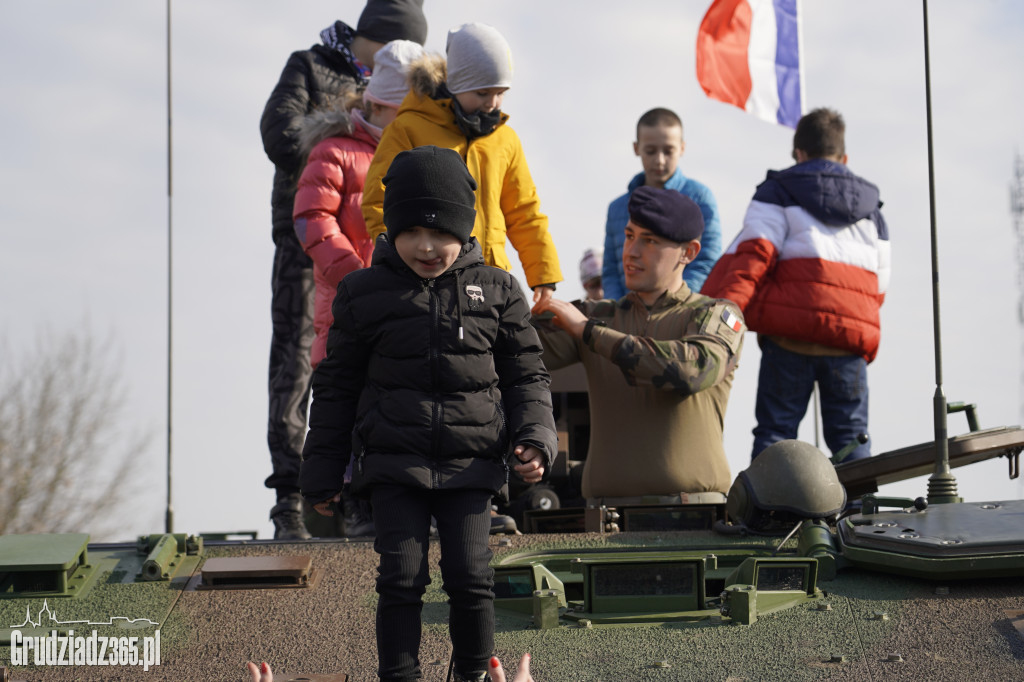 Prezentacja sprzętu wojskowego NATO w Grudziądzu
