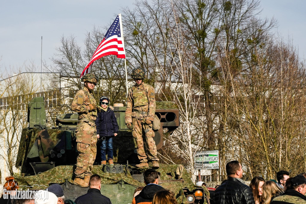 Prezentacja sprzętu wojskowego NATO w Grudziądzu