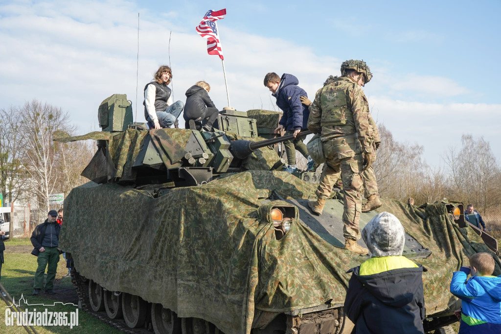 Prezentacja sprzętu wojskowego NATO w Grudziądzu