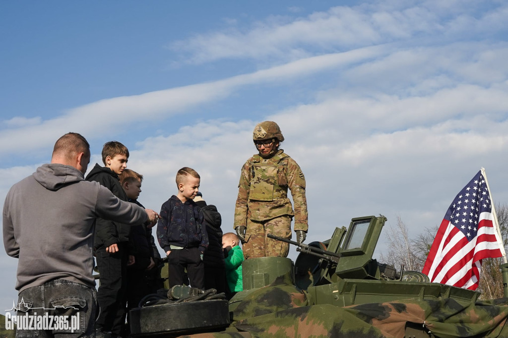 Prezentacja sprzętu wojskowego NATO w Grudziądzu