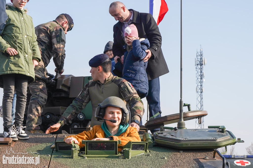 Prezentacja sprzętu wojskowego NATO w Grudziądzu