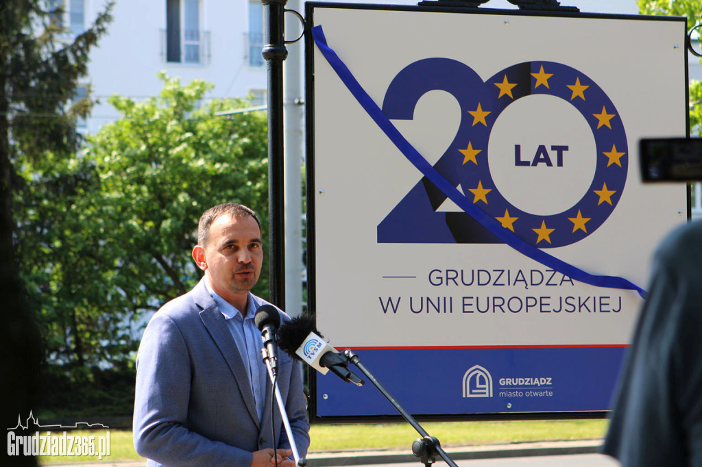 20 lat Grudziądza w Unii Europejskiej - wystawa plenerowa