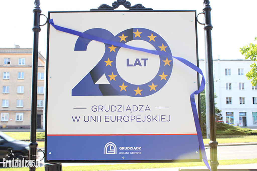20 lat Grudziądza w Unii Europejskiej - wystawa plenerowa