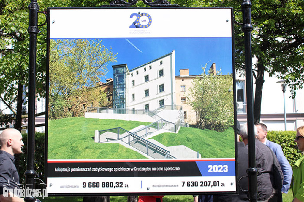 20 lat Grudziądza w Unii Europejskiej - wystawa plenerowa