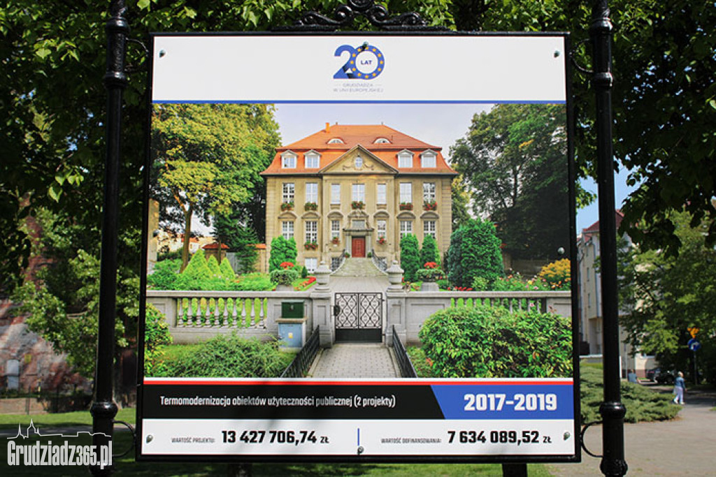 20 lat Grudziądza w Unii Europejskiej - wystawa plenerowa
