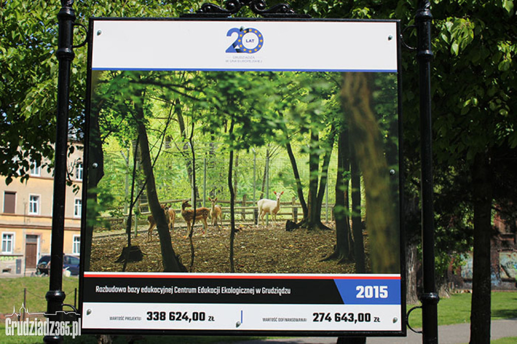 20 lat Grudziądza w Unii Europejskiej - wystawa plenerowa