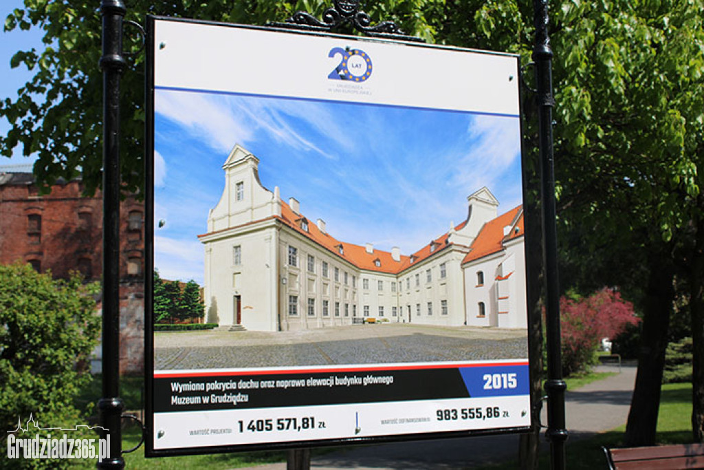 20 lat Grudziądza w Unii Europejskiej - wystawa plenerowa