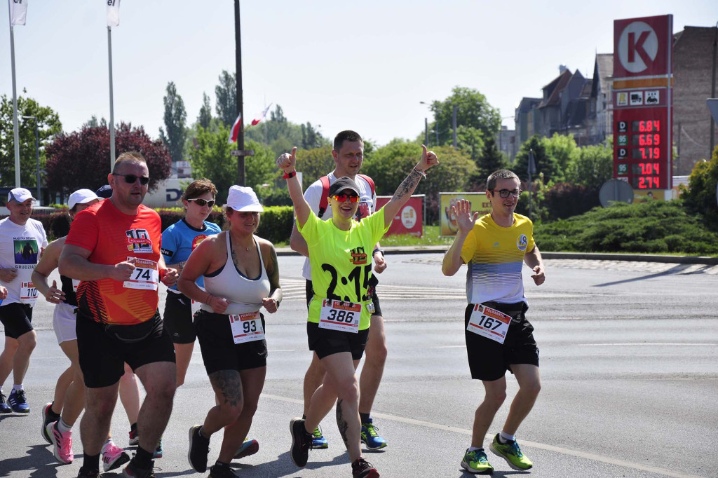 Półmaraton Grudziądz - Rulewo - Śladami Bronka Malinowskiego - start