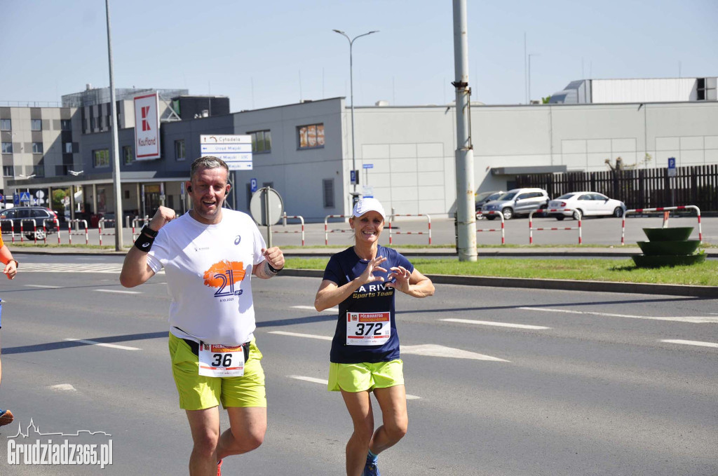 Półmaraton Grudziądz - Rulewo - Śladami Bronka Malinowskiego - start