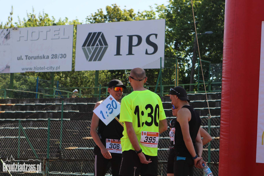 Półmaraton Grudziądz - Rulewo - Śladami Bronka Malinowskiego - start