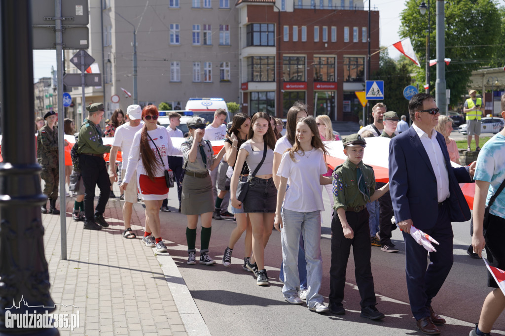 2 maja – Dzień Flagi Rzeczypospolitej Polskiej . Obchody w Grudziądzu