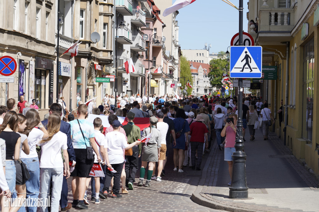 2 maja – Dzień Flagi Rzeczypospolitej Polskiej . Obchody w Grudziądzu