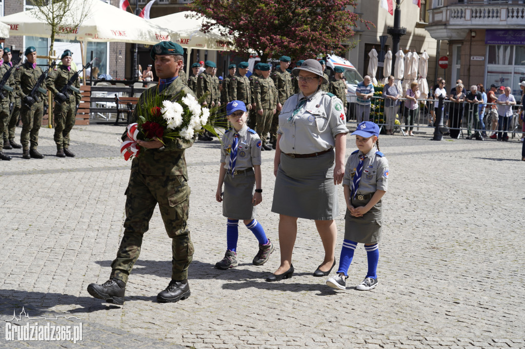 233 lat temu uchwalono Konstytucję 3 maja. Obchody w Grudziądzu