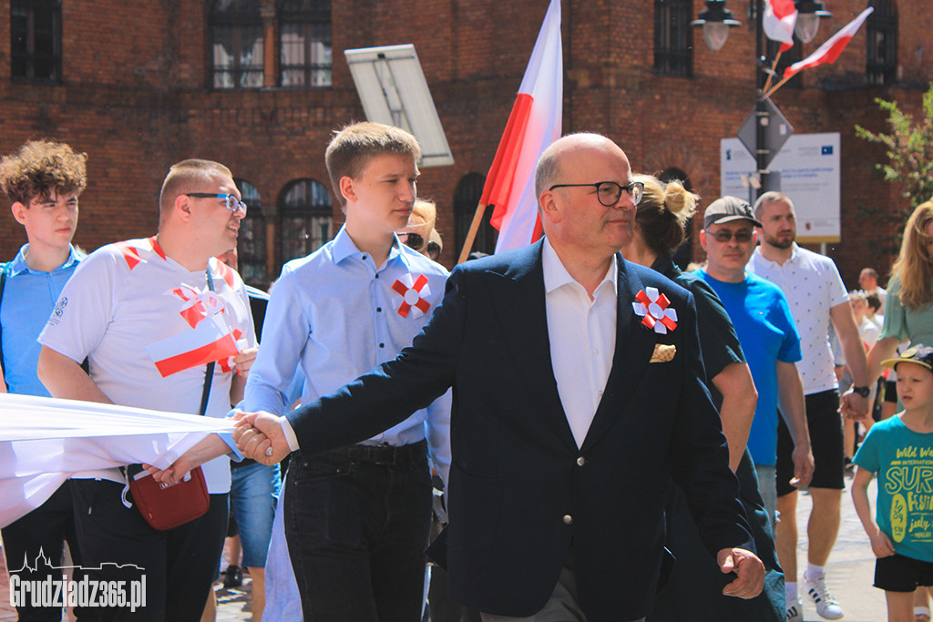 2 maja – Dzień Flagi Rzeczypospolitej Polskiej . Obchody w Grudziądzu