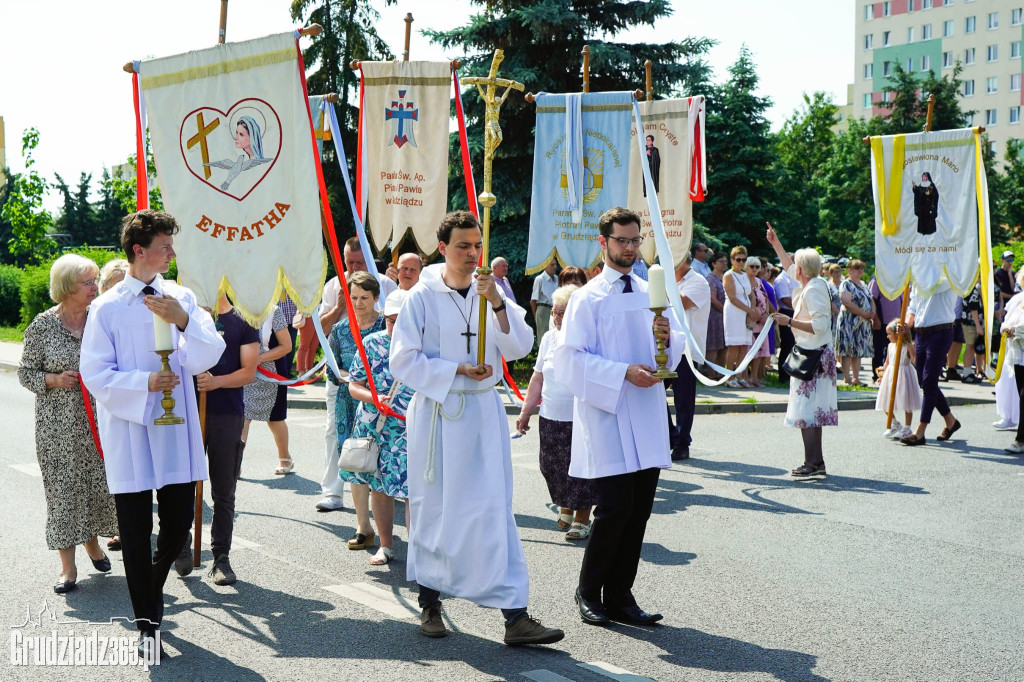 Boże Ciało - procesja na os. Lotnisko w Grudziądzu