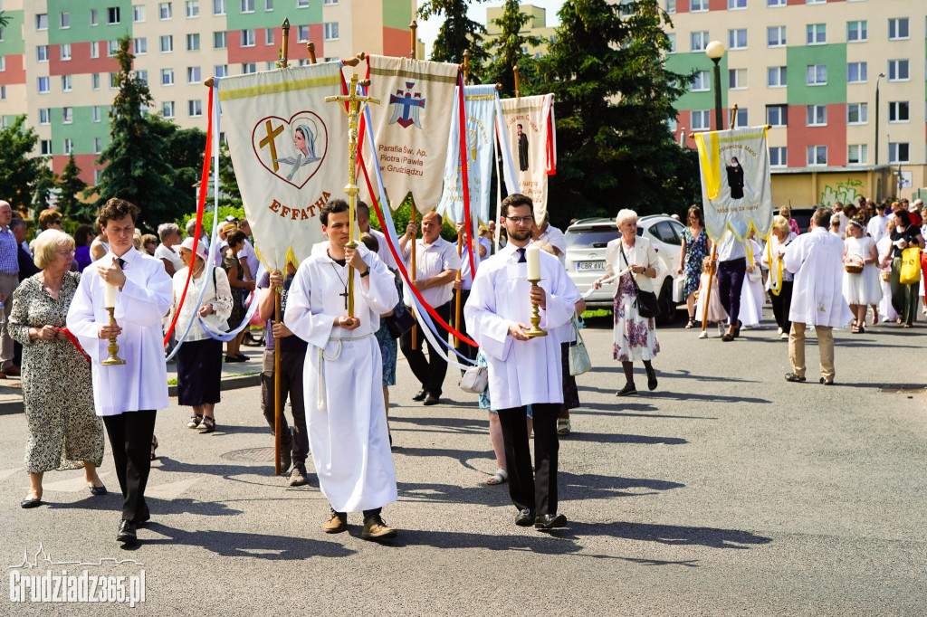 Boże Ciało - procesja na os. Lotnisko w Grudziądzu