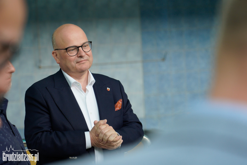 Prezydent Grudziądza z radnymi wizytował Grudziądzkie Wodociągi