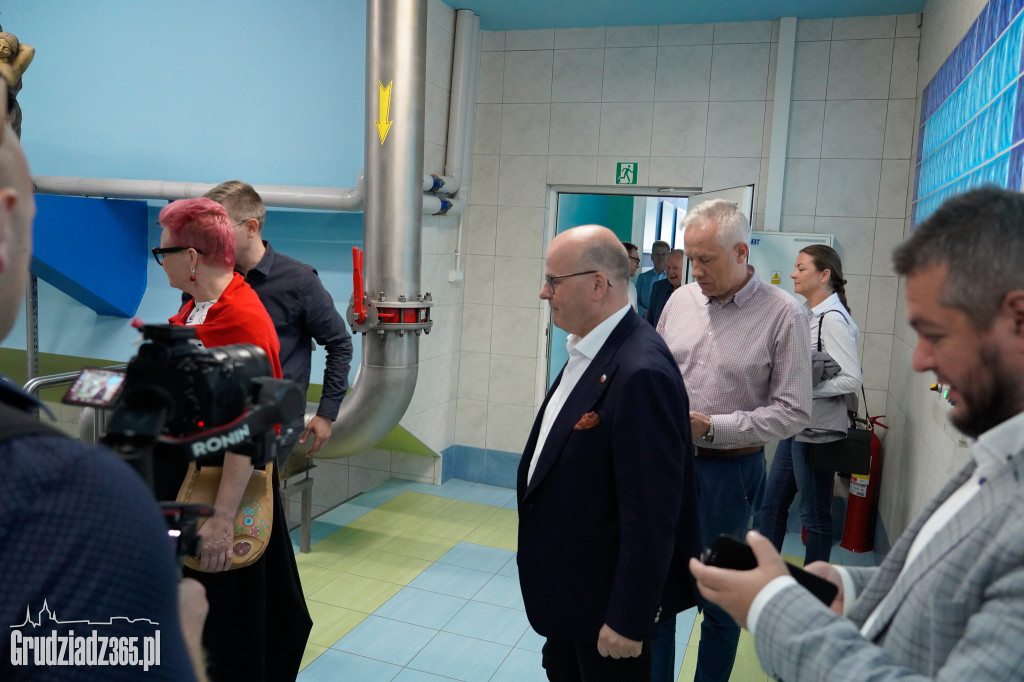 Prezydent Grudziądza z radnymi wizytował Grudziądzkie Wodociągi