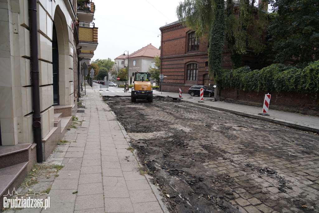 Zamknięto wjazd z ul. Sienkiewicza w ulicę Kosynierów Gdyńskich, ruszył remont tej ulicy.