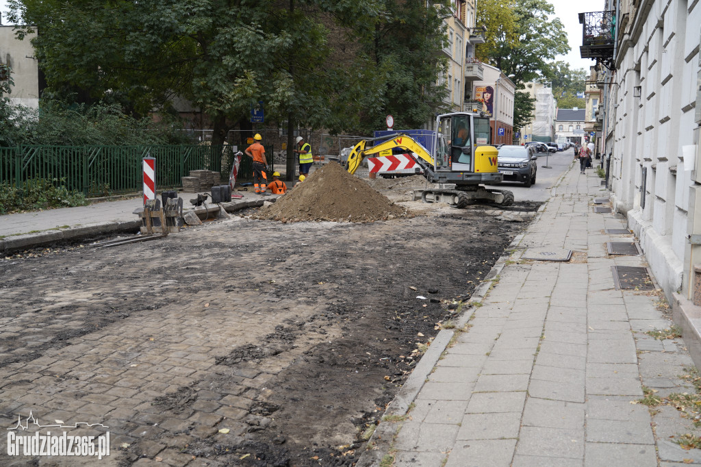 Zamknięto wjazd z ul. Sienkiewicza w ulicę Kosynierów Gdyńskich, ruszył remont tej ulicy.