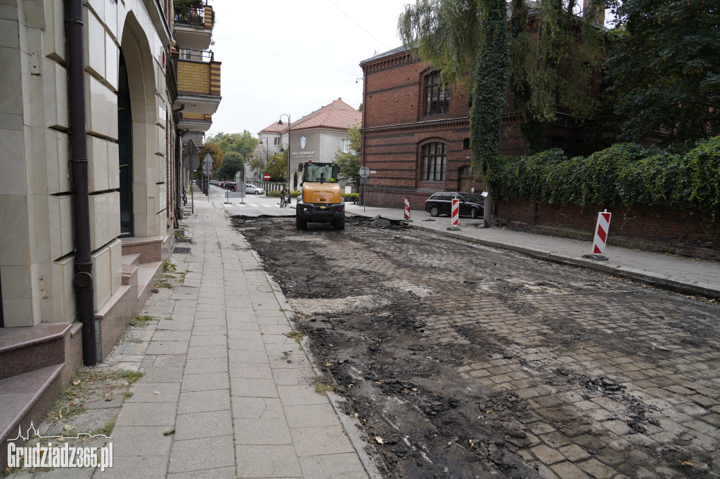 Remont ulicy Kosynierów Gdyńskich w Grudziądzu