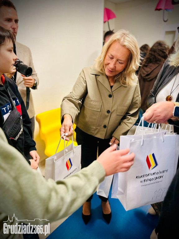 Przedstawiciele Kuratorium Oświaty odwiedzili placówkę Spinaker w Grudziądzu