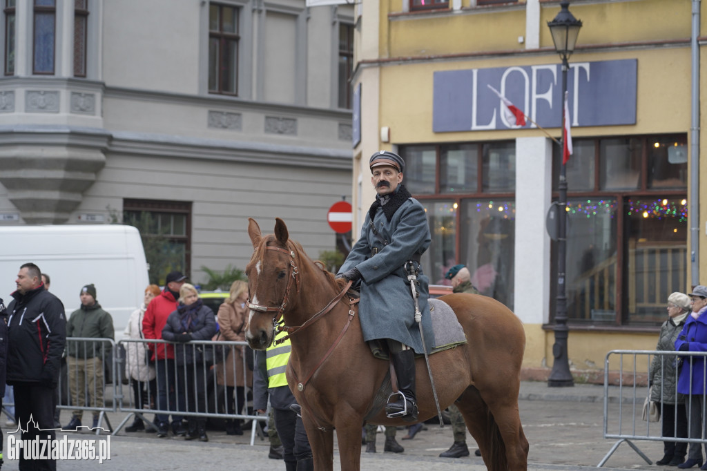 Obchody Narodowego Święta Niepodległości na Rynku w Grudziądzu