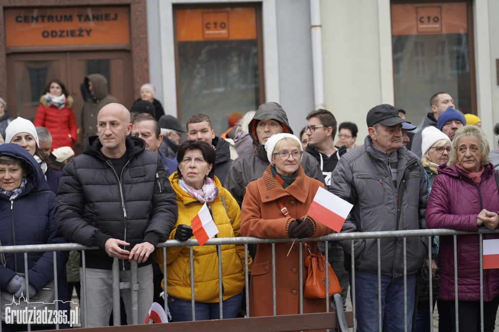 Obchody Narodowego Święta Niepodległości na Rynku w Grudziądzu