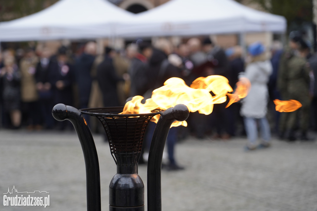 Obchody Narodowego Święta Niepodległości na Rynku w Grudziądzu