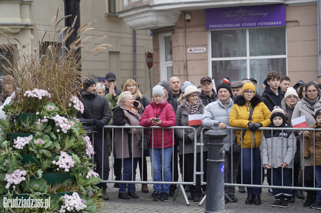 Obchody Narodowego Święta Niepodległości na Rynku w Grudziądzu