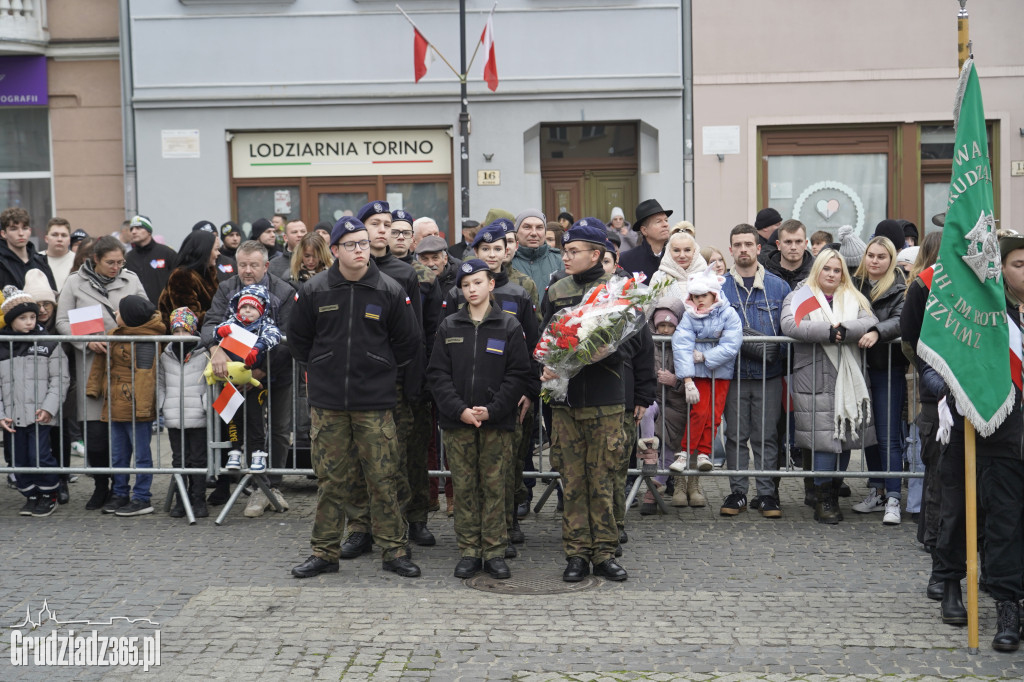 Obchody Narodowego Święta Niepodległości na Rynku w Grudziądzu