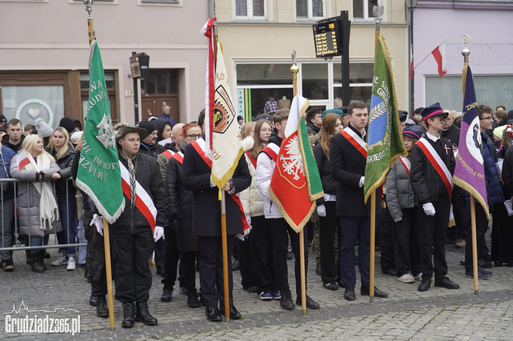 Obchody Narodowego Święta Niepodległości na Rynku w Grudziądzu