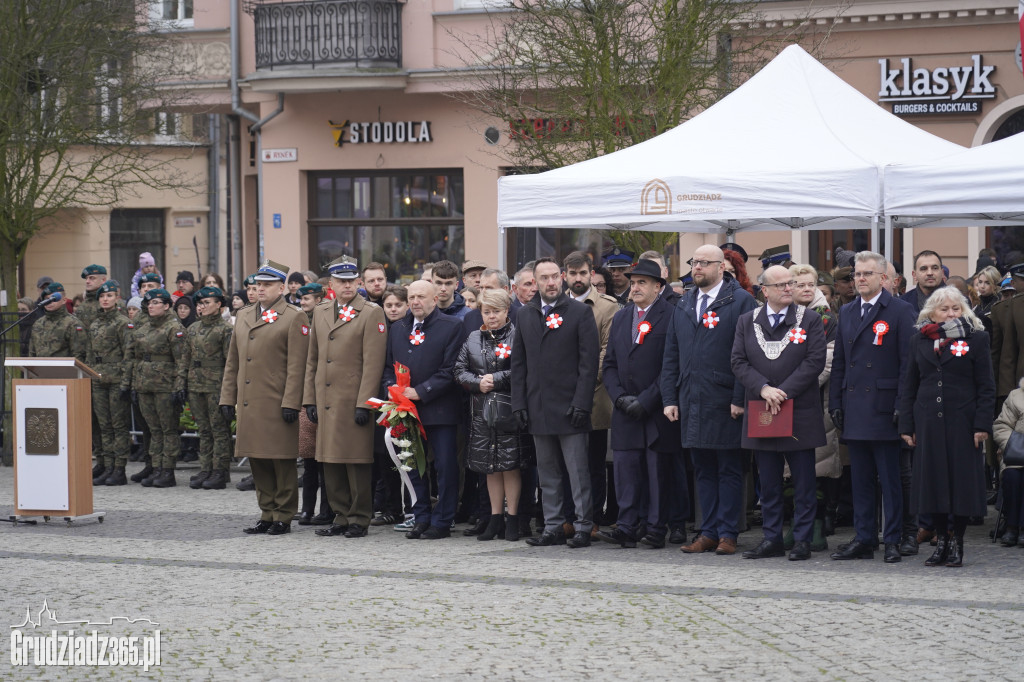 Obchody Narodowego Święta Niepodległości na Rynku w Grudziądzu