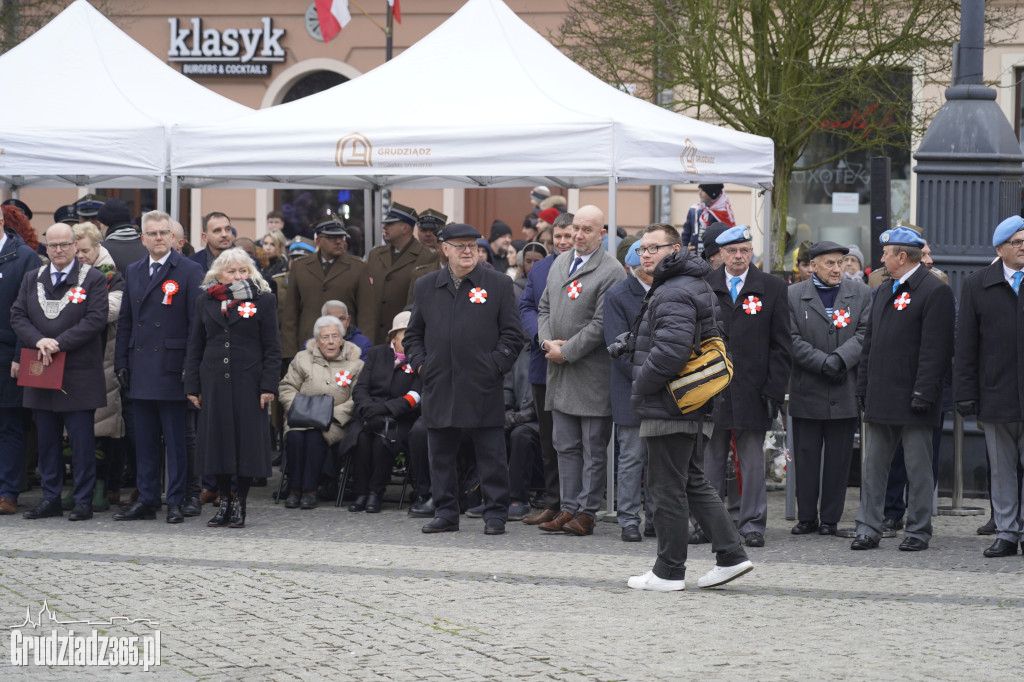 Obchody Narodowego Święta Niepodległości na Rynku w Grudziądzu