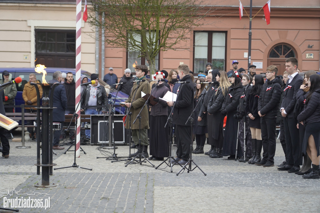 Obchody Narodowego Święta Niepodległości na Rynku w Grudziądzu