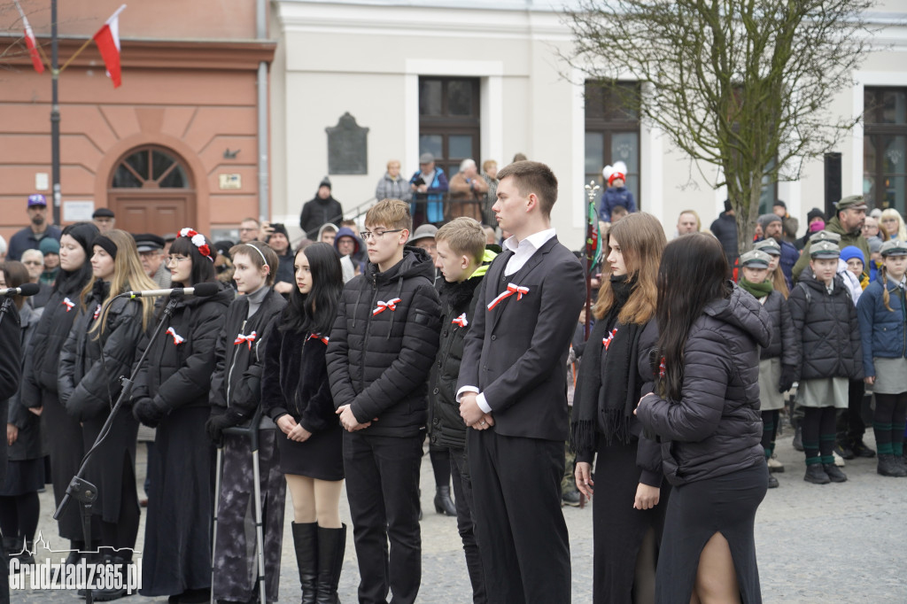 Obchody Narodowego Święta Niepodległości na Rynku w Grudziądzu