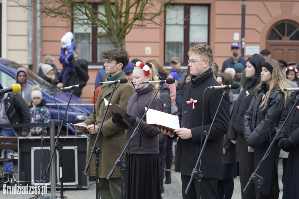 Obchody Narodowego Święta Niepodległości na Rynku w Grudziądzu