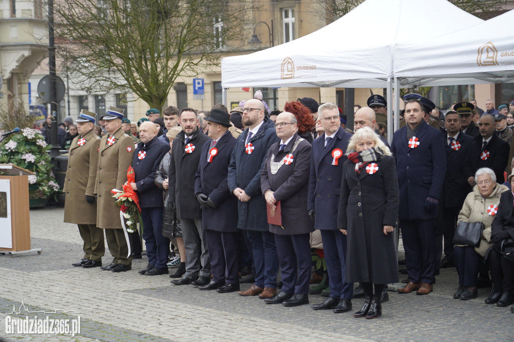 Obchody Narodowego Święta Niepodległości na Rynku w Grudziądzu