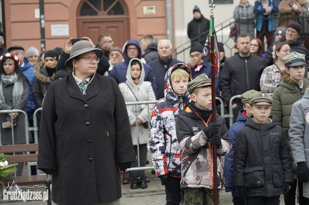 Obchody Narodowego Święta Niepodległości na Rynku w Grudziądzu