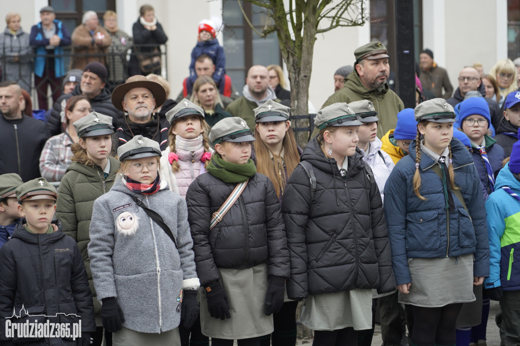 Obchody Narodowego Święta Niepodległości na Rynku w Grudziądzu