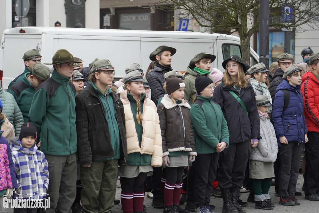 Obchody Narodowego Święta Niepodległości na Rynku w Grudziądzu